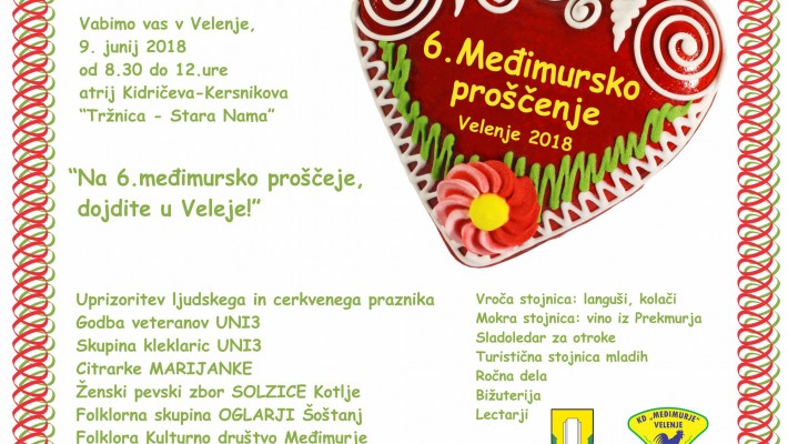 Na 6.međimursko proščeje, dojdite u Veleje